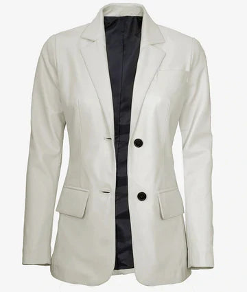 Women's Leather Blazer